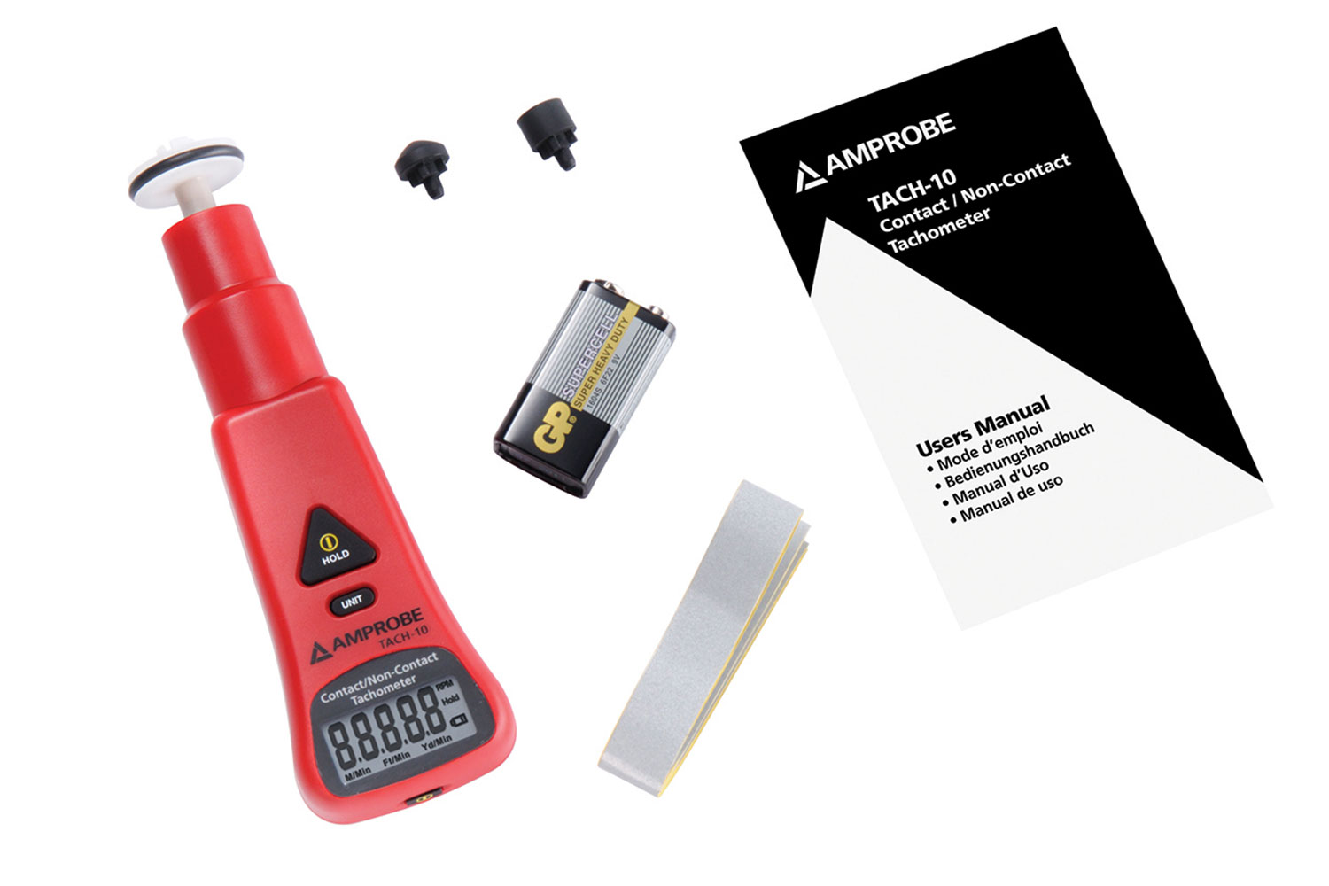 TACH-10 Contact and Non-Contact Tachometer | Amprobe