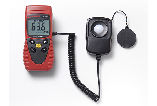 spanning schaal donker Amprobe LM-200 LED Light Meter | Amprobe