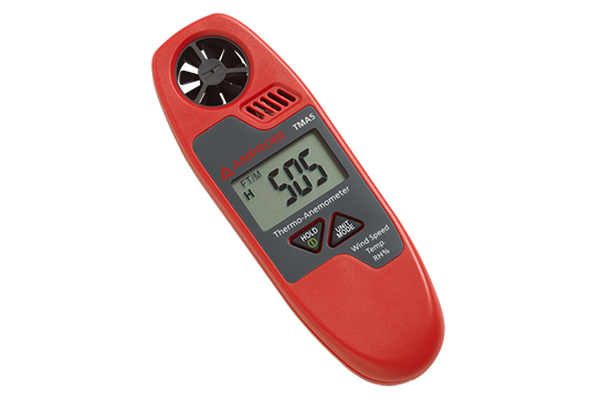 Amprobe TMA5 Mini-vane Anemometer Check Airflow In Ducts New Measure Humidity 