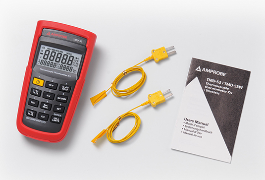 Tmd 53 Thermocouple Thermometer K J Type Amprobe